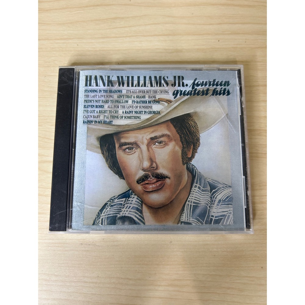 Hank Williams Jr Fourteen‎ Greatest Hits CD Polydor 825 091-2 Country Music